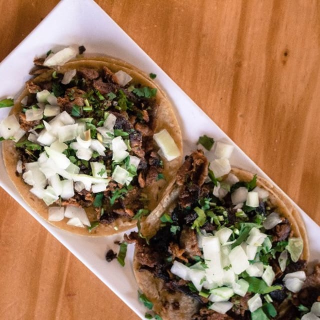 Tacos Al Carbon.