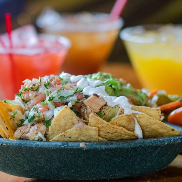 Nachos with Meat.