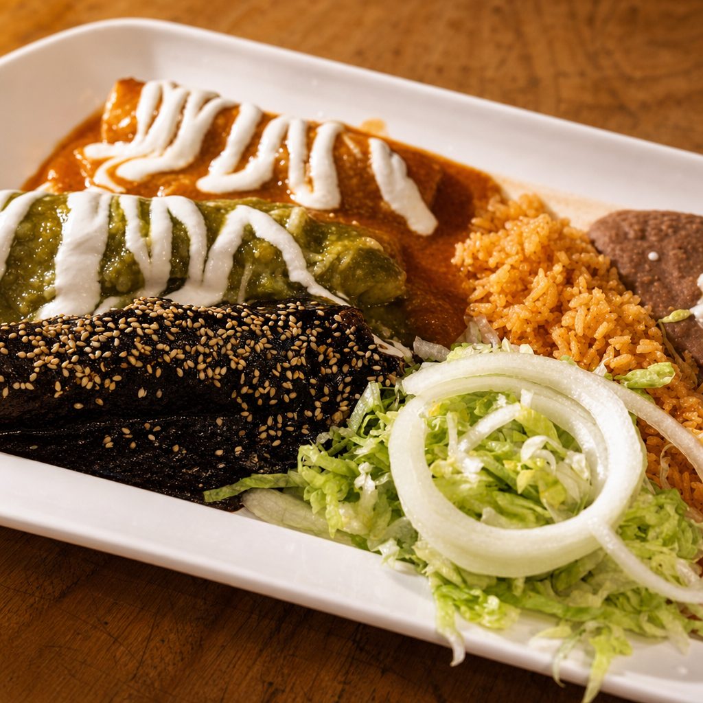Enchiladas Trio Special.