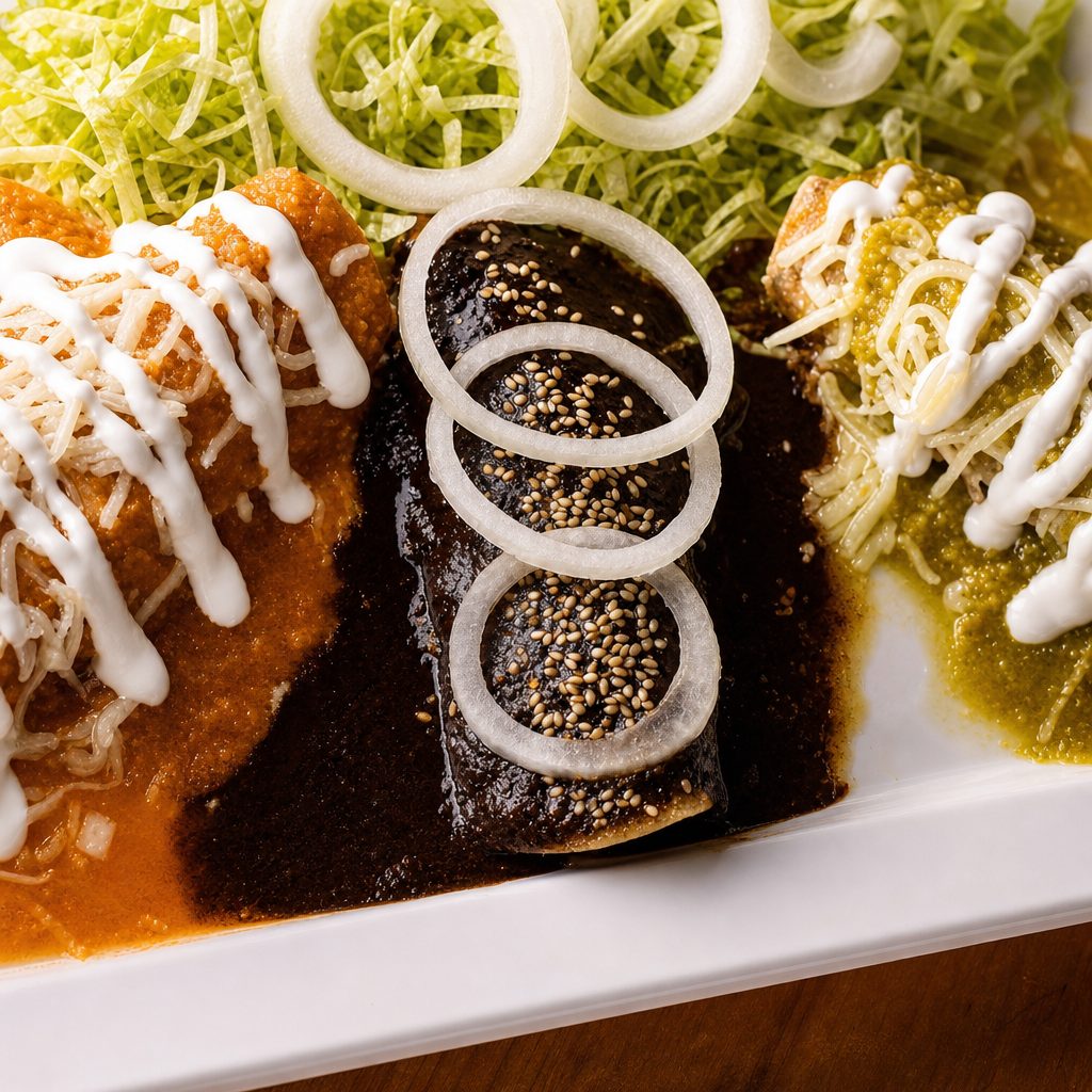 Enchiladas Trio.