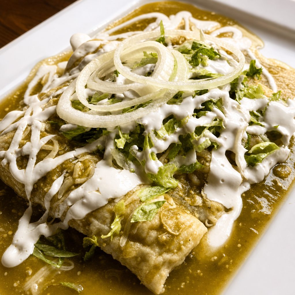 Enchiladas Suizas.